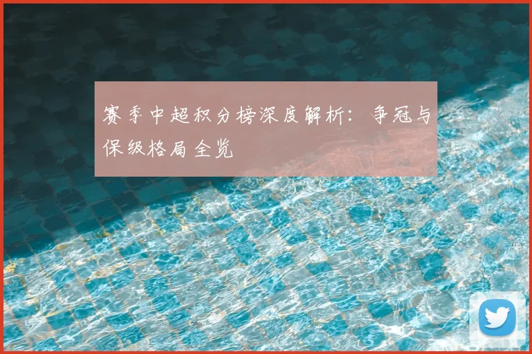 赛季中超积分榜深度解析：争冠与保级格局全览